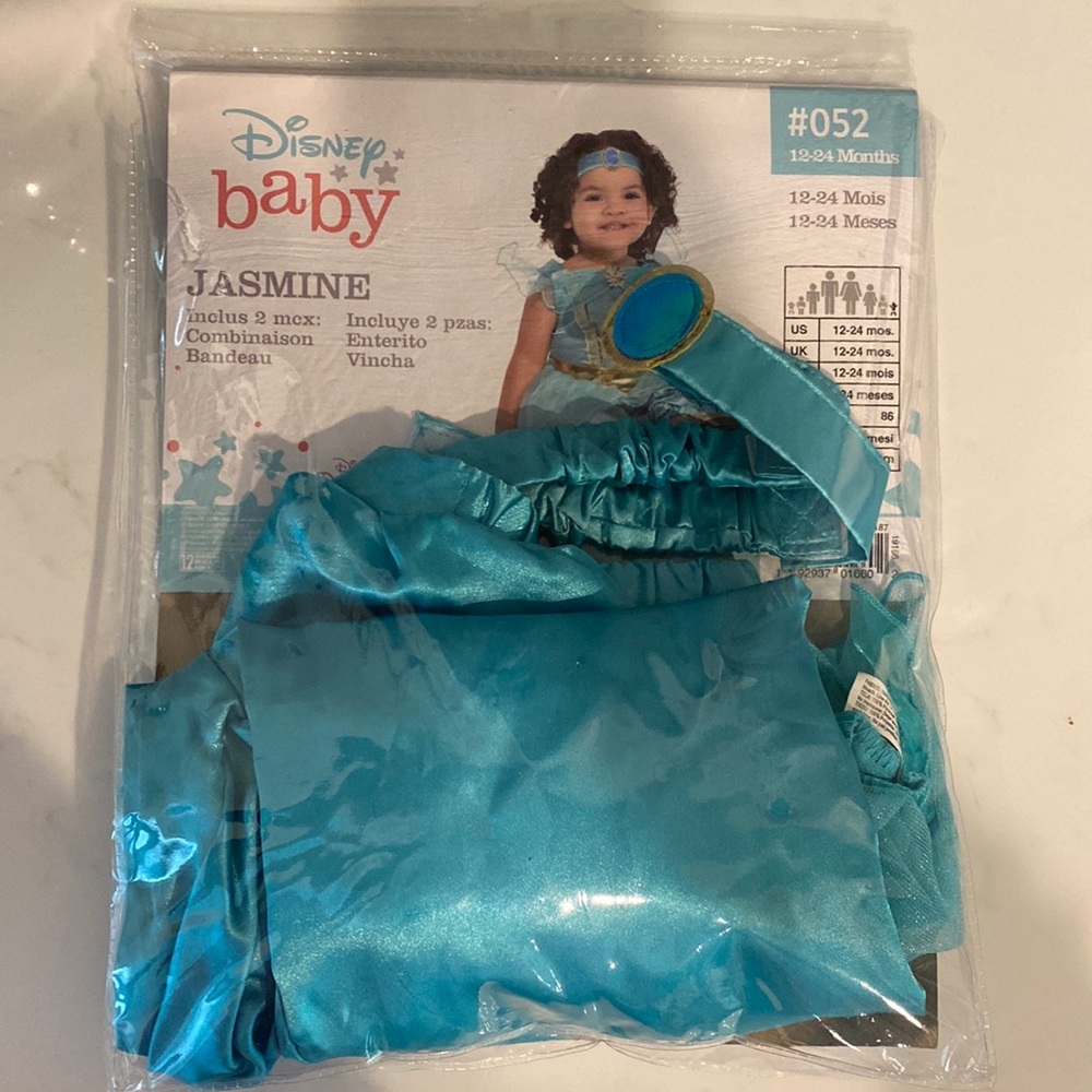 Disney Jasmine Costume 12-24 mo
